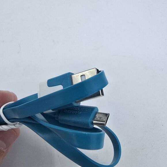 Wireless Gear 3FT Micro USB Smooth Cable - Blue - Picture 4 of 4